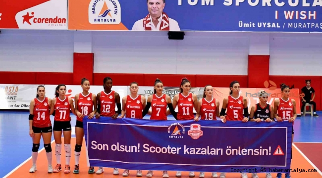 Muratpaşa'nın Sultanlarından anlamlı pankart