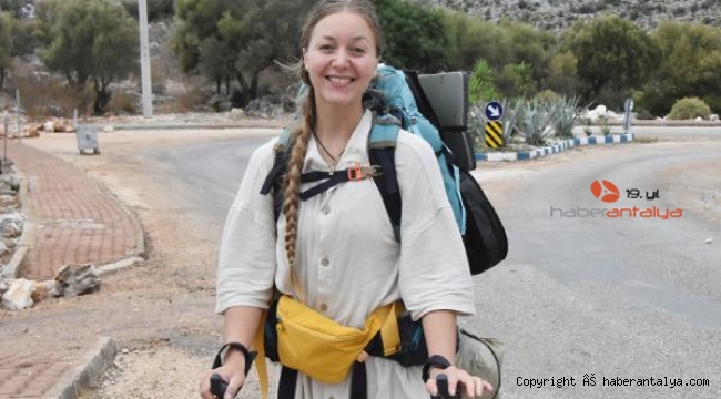 Rus turist, 500 kilometreyi 1 ayda yürüyecek 