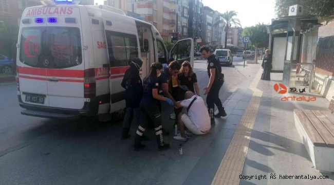 Şampuan ve deodorant içti kaldırımda kendinden geçti