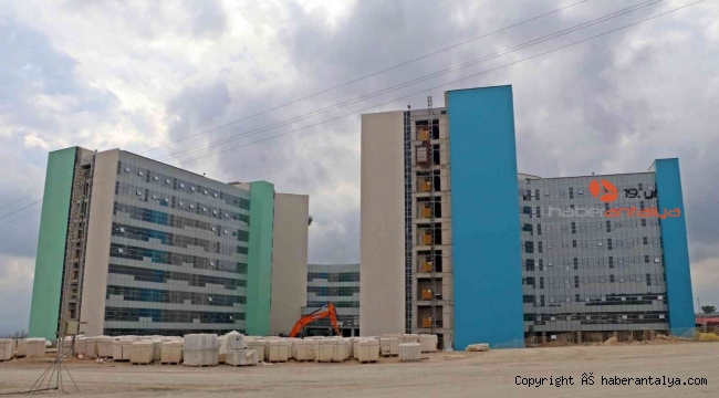 Şehir Hastanesi'nde sona doğru; Örnek oda görüntülendi