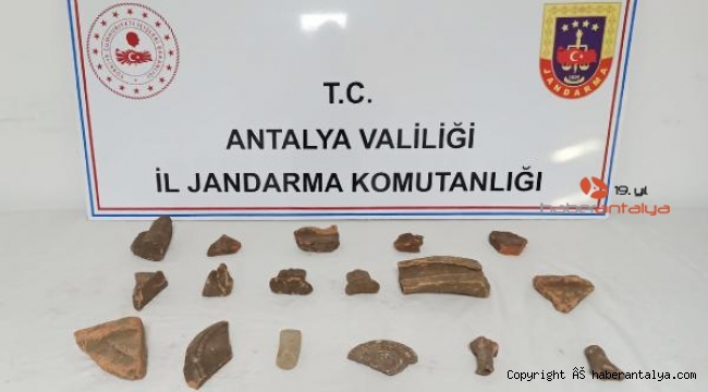 Sit alanındaki kaçak kazıya suçüstü