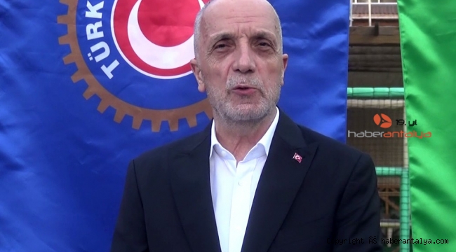 Türk-İş Genel Başkanı Ergün: "Zamanı gelmeden asgari ücretle ilgili bir şey söylemeyeceğim"