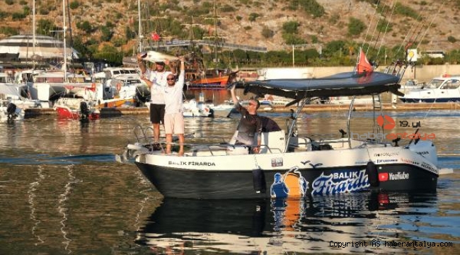 Usta oltalar Alanya'da yarıştı