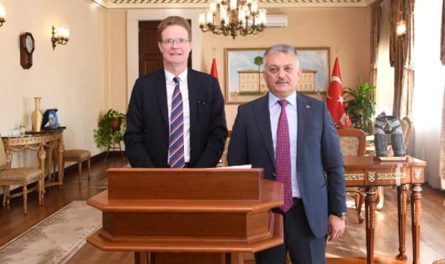 AB Türkiye Delegasyonu Başkanı Büyükelçi Landrut, Vali Yazıcı'yı ziyaret etti