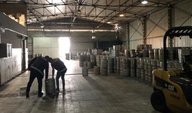 Antalya'da 22 ton 200 litre kaçak içki ele geçirildi !