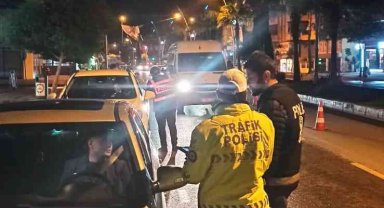 Antalya'da eş zamanlı yol denetimi