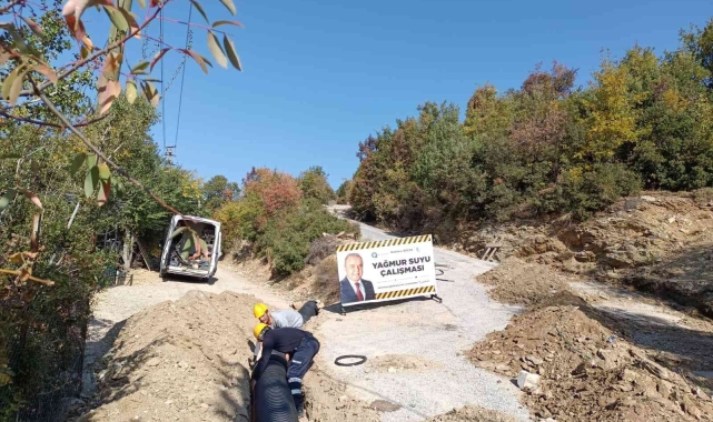 ASAT'tan İbradı'da yağmur suyu çalışması