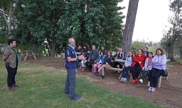 Büyükşehir izcileri Zeytin Park'ta kamp yaptı