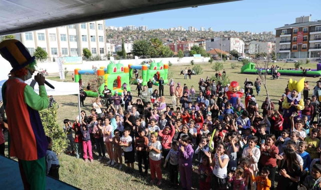 Çocuklar ara tatilde şenlikte buluştu