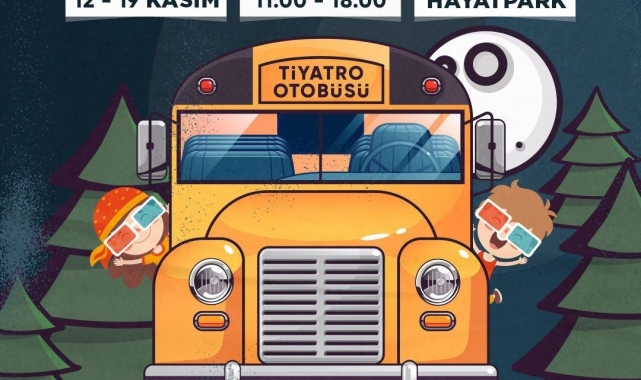 Çocuklara özel tiyatro otobüsü