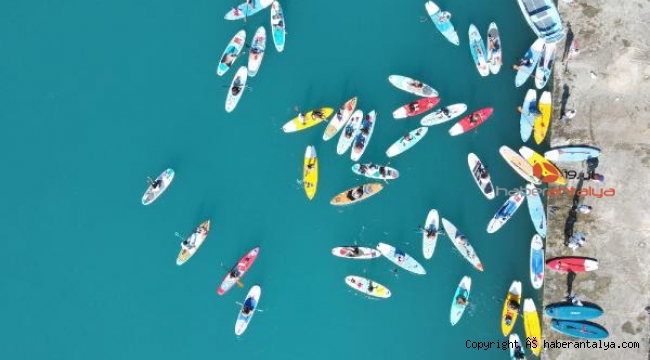 Demre'de Sup Board Sprint Yarışları yapıldı