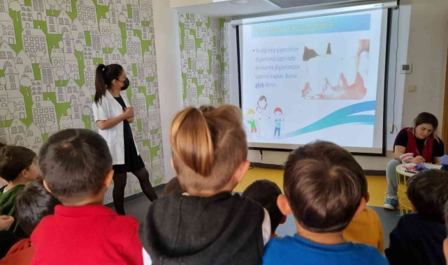 Ekolojik kreşte miniklere ağız ve diş sağlığı eğitimi