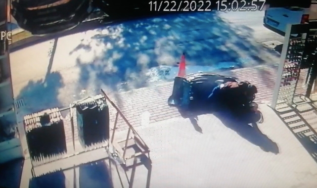 Feci kazada motosiklet sürücüsü ölümden döndü