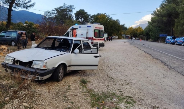 Finike'de kaza can aldı !