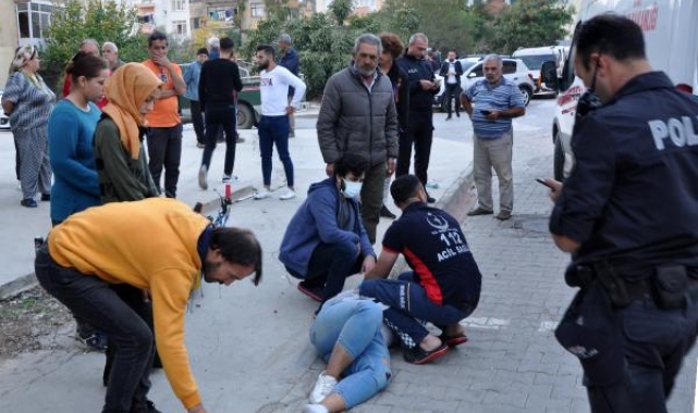 Gazipaşa'da kazada motosiklet sürücüsü ölümden döndü