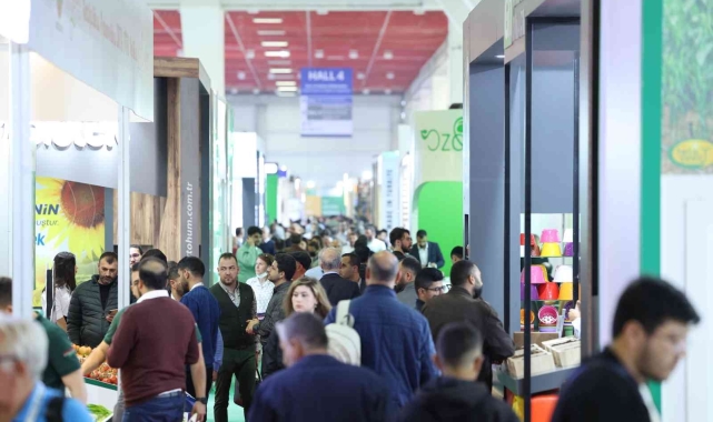 Growtech Fuarı'na ilgi yoğun oldu; 123 ülkeden 58 bin 555 kişi 