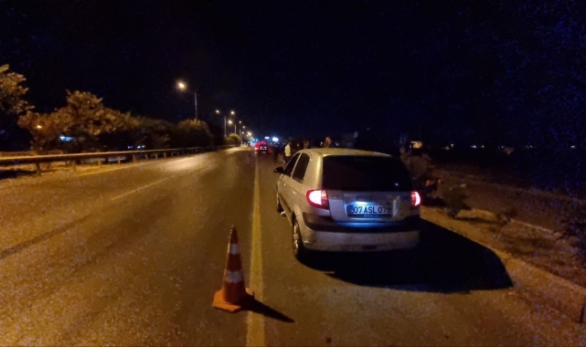 İlginç kaza; Sürücü de yaya da alkollü çıktı