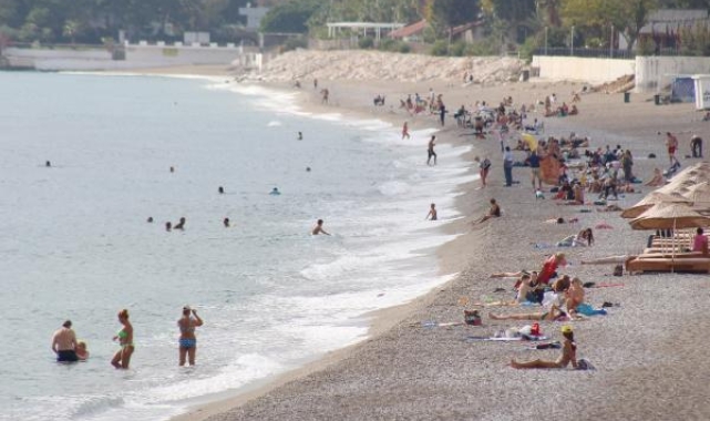 Kasım ayının ortasında deniz keyfi
