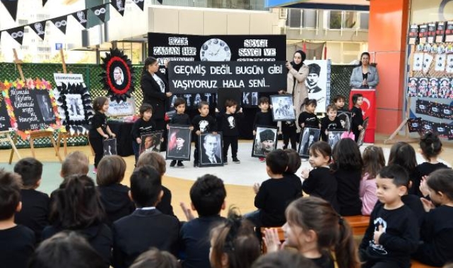 Konyaaltı'nda 10 Kasım hüznü, duygular sel oldu