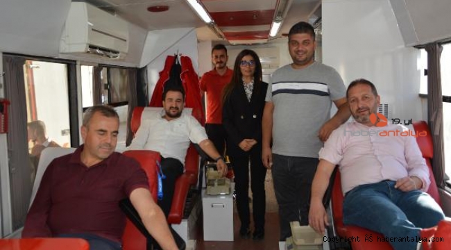 Korkuteli'de kan bağış kampanyası