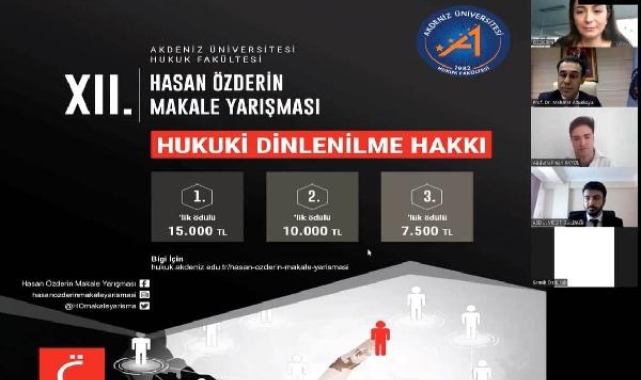 Makale yarışmasında ödüller dağıtıldı