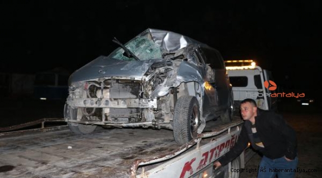 Otomobille TIR çarpıştı: 1 yaralı