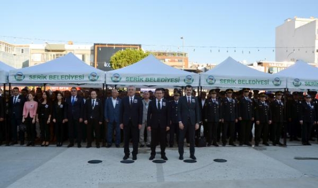 Serik'te Atatürk'ü Anma programı