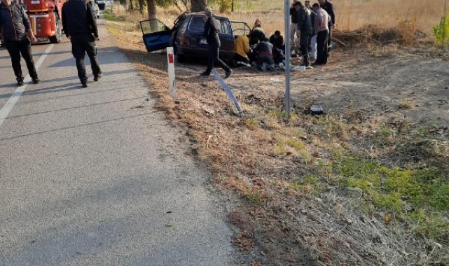 Üniversitelilerin otomobili ağaca çarptı: 1 ölü, 3 ağır yaralı !