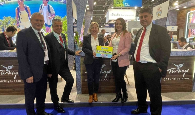World Travel Market Londra Fuarı'nda Kemer standına büyük ilgi