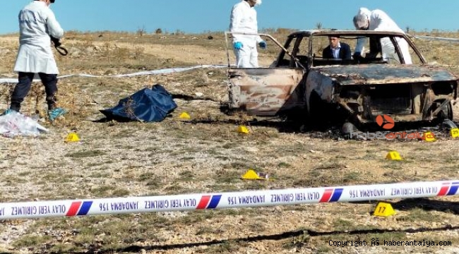 Yanmış otomobildeki 2 cesetle ilgili 3 gözaltı