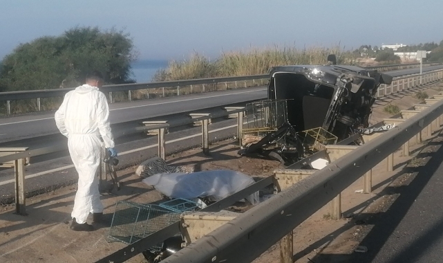 Antalya'da feci kaza: 1 ölü, 4 yaralı !