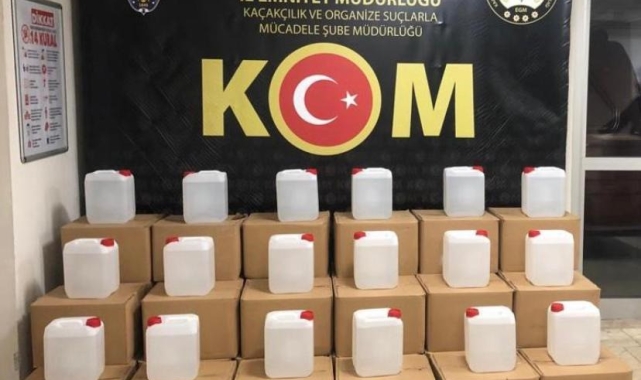 Antalya'da yılbaşı öncesi sahte alkol operasyonu; 14 gözaltı