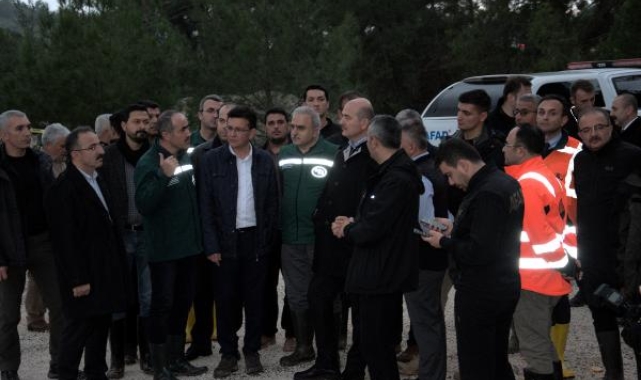 Bakan Süleyman Soylu, afetzedeleri ziyaret etti