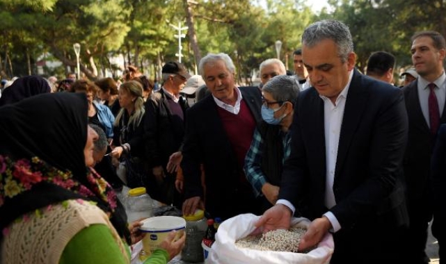 Başkan Esen, vatandaşlara kuru fasulye ikram etti