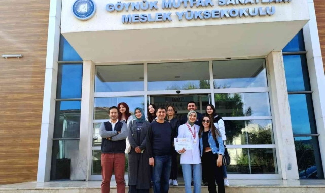 Göynük MYO Öğrencisinden uluslararası yarışmada ikincilik
