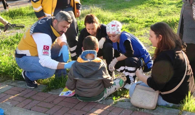 Kazada kabusu yaşan minik çocuk sağlık ekiplerine dil döktürdü 