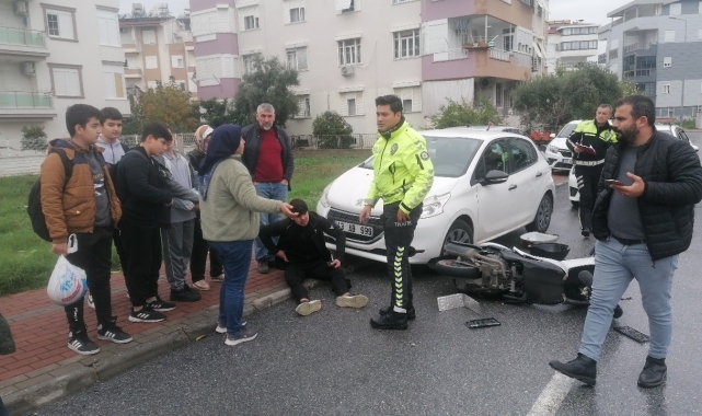 Motosikletli kurye kazası yine kan akıttı