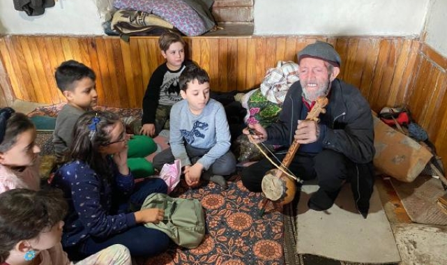 Öğrencilerden ıklık ustası Kök'e ziyaret