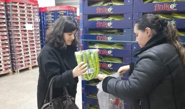 Sebze meyve ihracatı yapan firmalardan ihracat numunesi alındı
