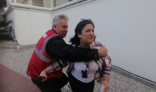 Tatbikatta, sözde basın mensuplarının zor anları 