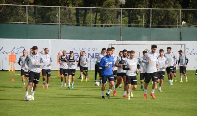 Trabzonspor'un Antalya kampı sürüyor