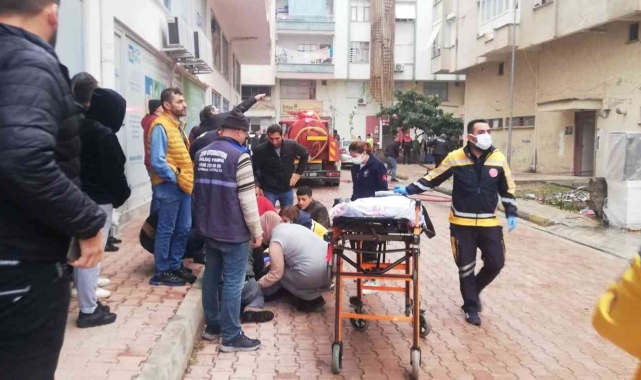 Yanan evinin son halini görünce fenalık geçirdi