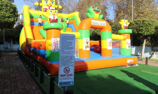Alanya Belediyesi Balon Parkı yenilendi