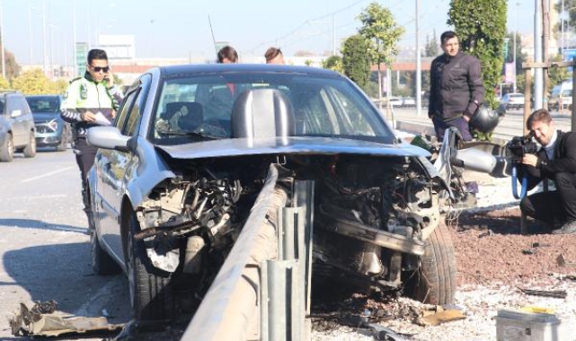 Bariyer, motor kısmından girip kapıdan çıktı; genç kız ölümle burun buruna kaldı