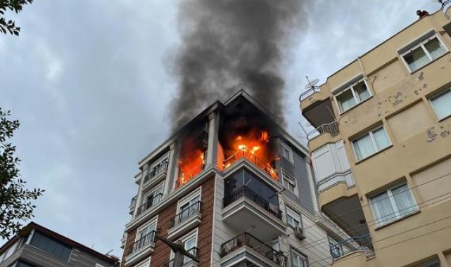 Dehşet verici olay ! Yangın çıkarıp, tartıştığı anneannesi ile teyzesini eve kilitlemiş !