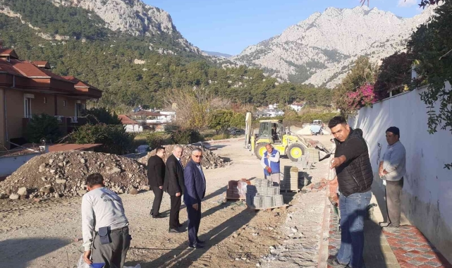 Göynük Mahallesi'nde alt yapı çalışmaları sürüyor