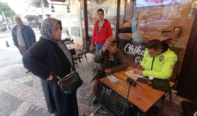 Kaza yapan yaşlı adam geldiği istikameti kabul etmedi