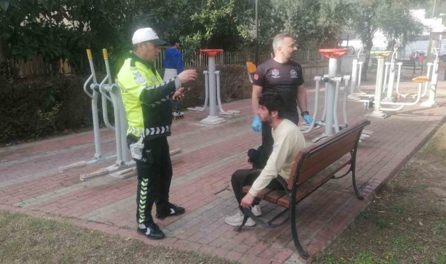 Motokuryeler kask sayesinde ölümden dönüyor 