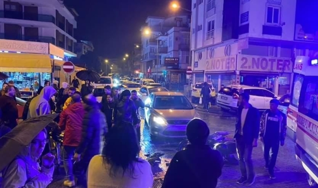 Otomobile çarpan elektrikli bisiklet sürücüsü ölümden döndü