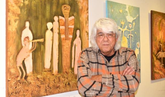 Ressam Timur'dan 'petroglif' sergisi
